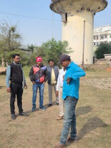 एक वर्ष पूर्व सभापति अखिलेश सोनकर ने पानी टंकी का किया था निरीक्षण